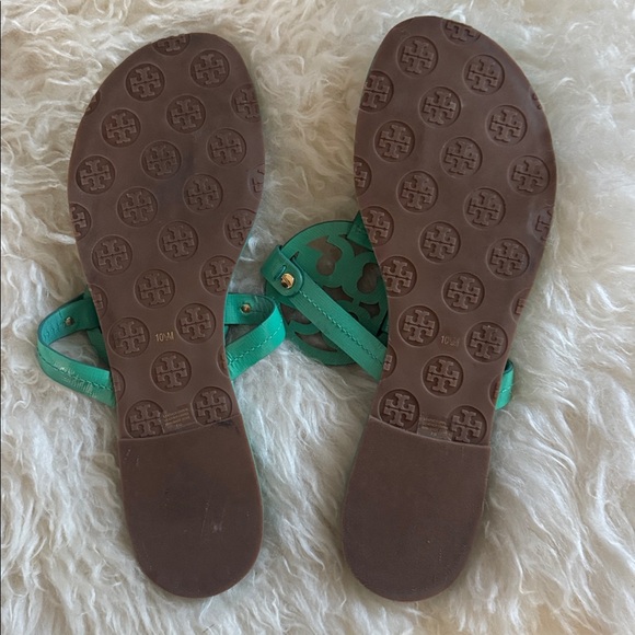 Tory Burch Aqua Sandals - Picture 2 of 6